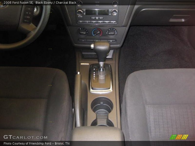 Black Ebony / Charcoal Black 2008 Ford Fusion SE