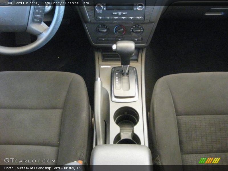 Black Ebony / Charcoal Black 2008 Ford Fusion SE