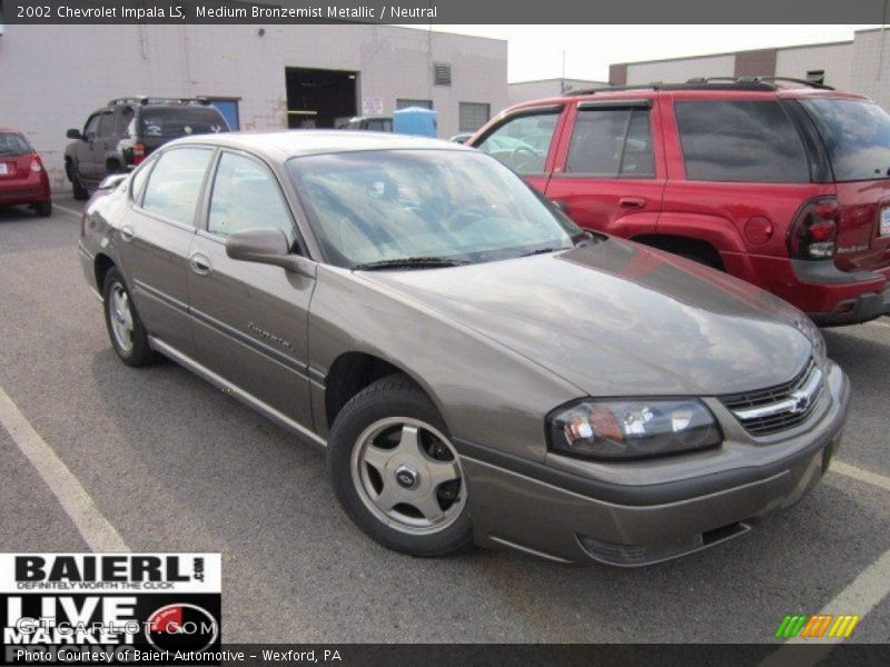 Medium Bronzemist Metallic / Neutral 2002 Chevrolet Impala LS