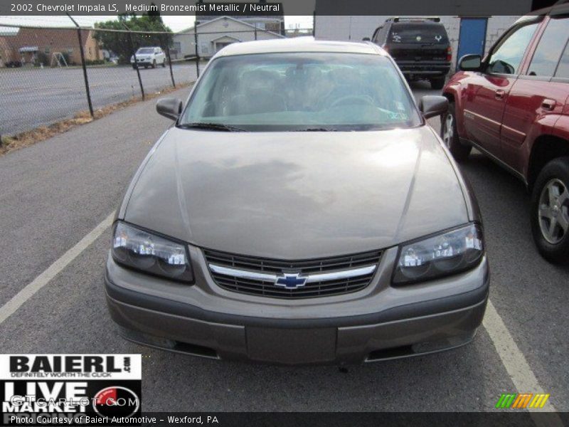 Medium Bronzemist Metallic / Neutral 2002 Chevrolet Impala LS