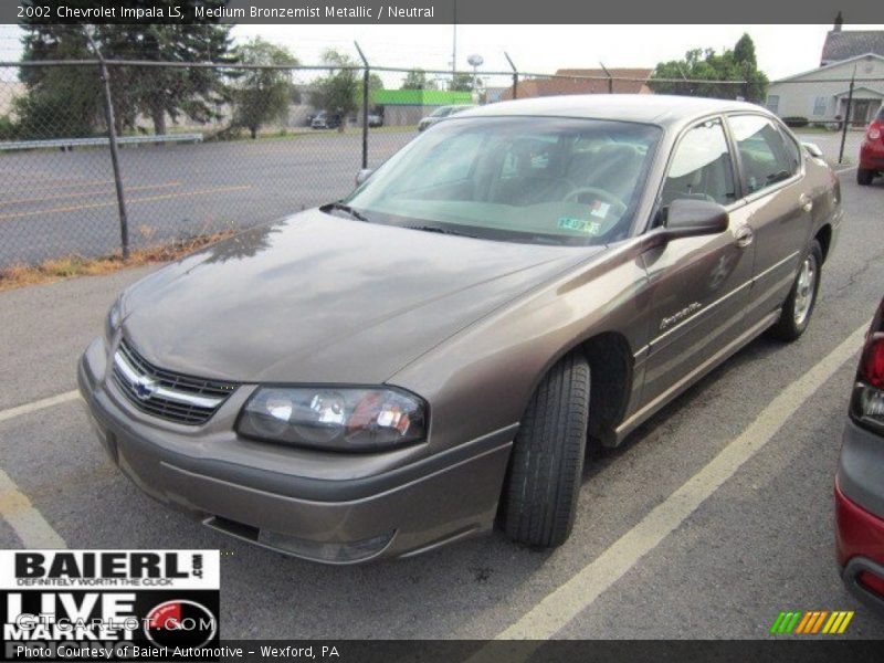 Medium Bronzemist Metallic / Neutral 2002 Chevrolet Impala LS