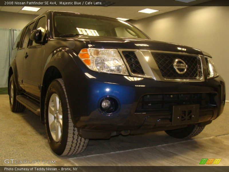 Majestic Blue / Cafe Latte 2008 Nissan Pathfinder SE 4x4