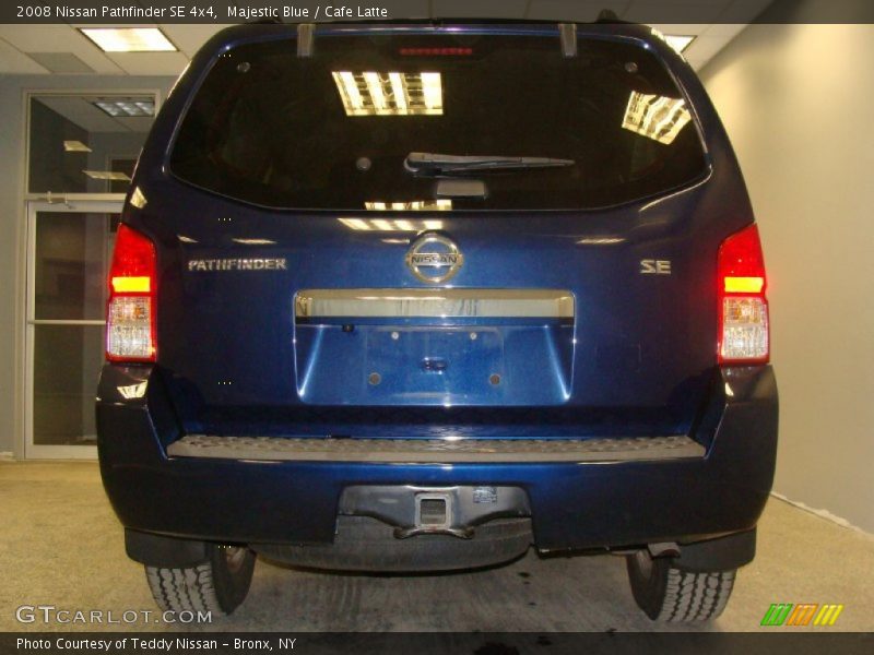 Majestic Blue / Cafe Latte 2008 Nissan Pathfinder SE 4x4