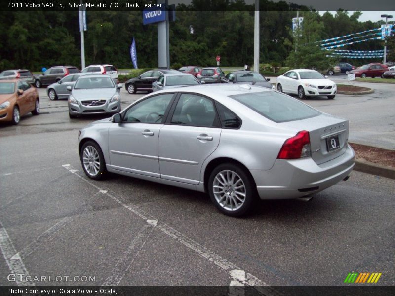 Silver Metallic / Off Black Leather 2011 Volvo S40 T5