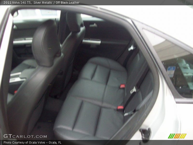 Silver Metallic / Off Black Leather 2011 Volvo S40 T5