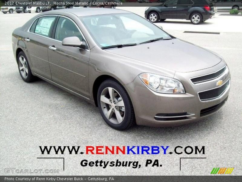Mocha Steel Metallic / Cocoa/Cashmere 2012 Chevrolet Malibu LT
