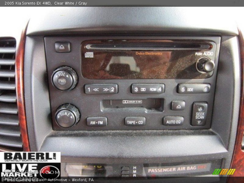 Clear White / Gray 2005 Kia Sorento EX 4WD