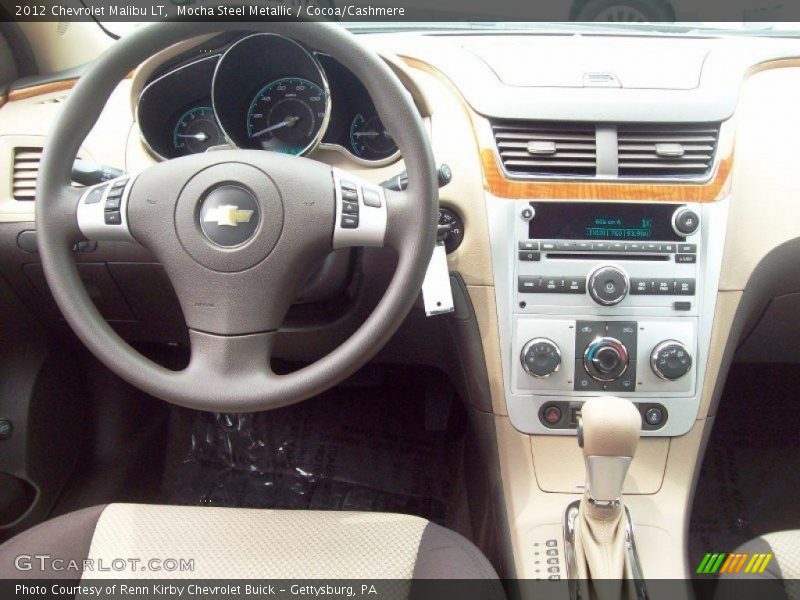 Dashboard of 2012 Malibu LT