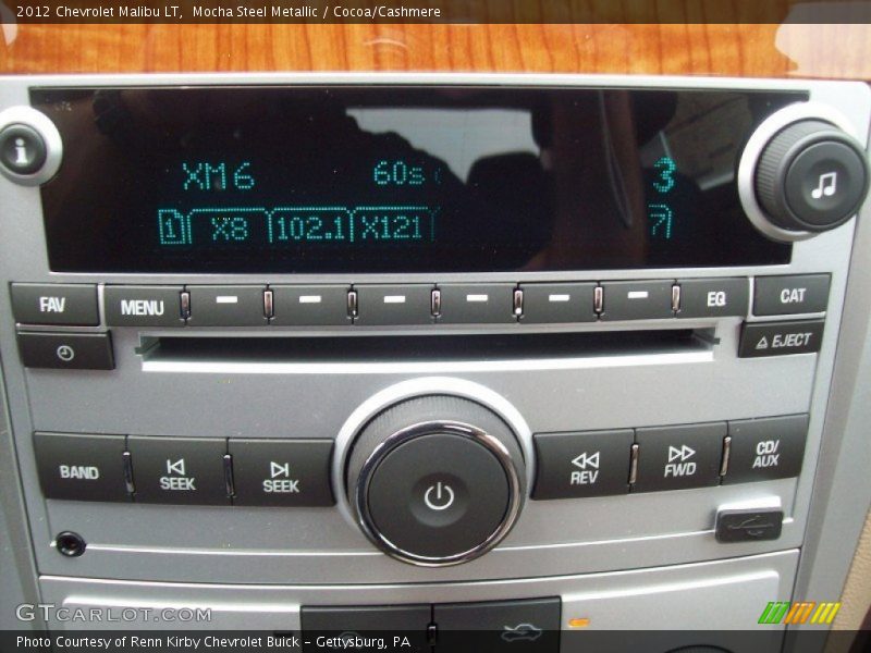 Controls of 2012 Malibu LT
