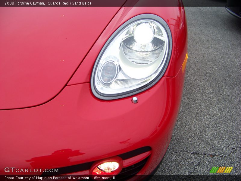 Guards Red / Sand Beige 2008 Porsche Cayman