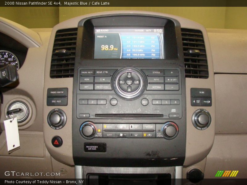 Majestic Blue / Cafe Latte 2008 Nissan Pathfinder SE 4x4