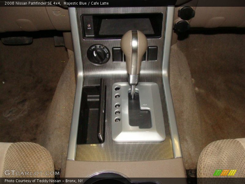 Majestic Blue / Cafe Latte 2008 Nissan Pathfinder SE 4x4