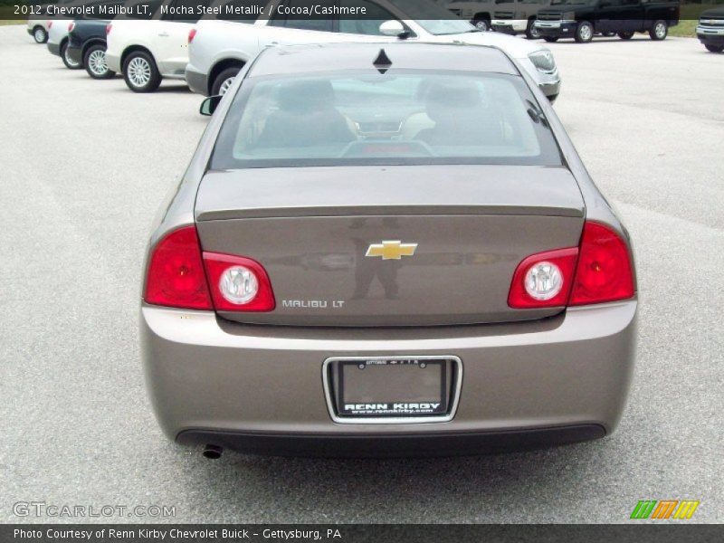 Mocha Steel Metallic / Cocoa/Cashmere 2012 Chevrolet Malibu LT