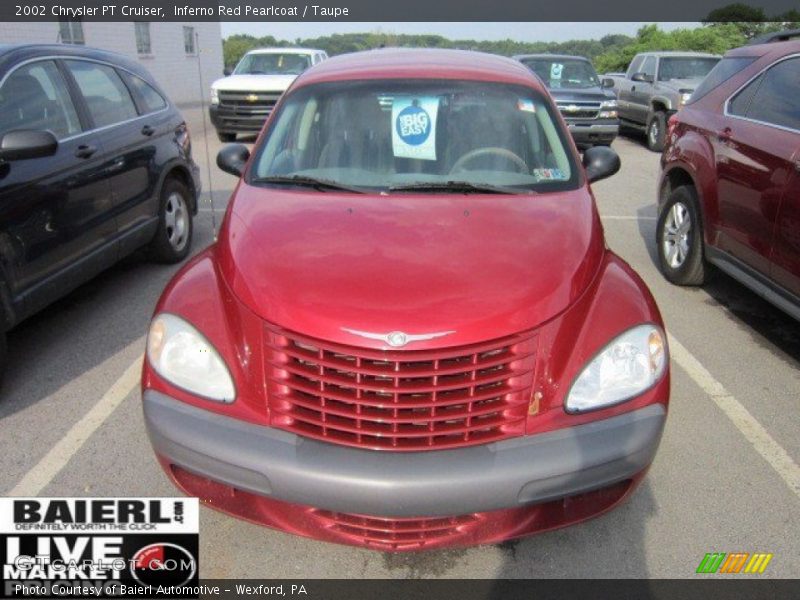 Inferno Red Pearlcoat / Taupe 2002 Chrysler PT Cruiser