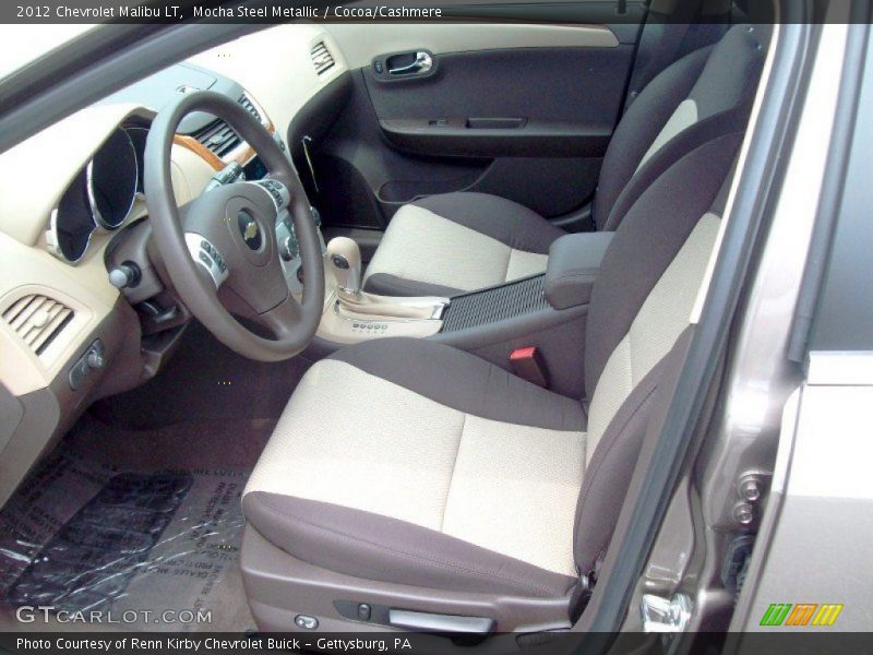  2012 Malibu LT Cocoa/Cashmere Interior