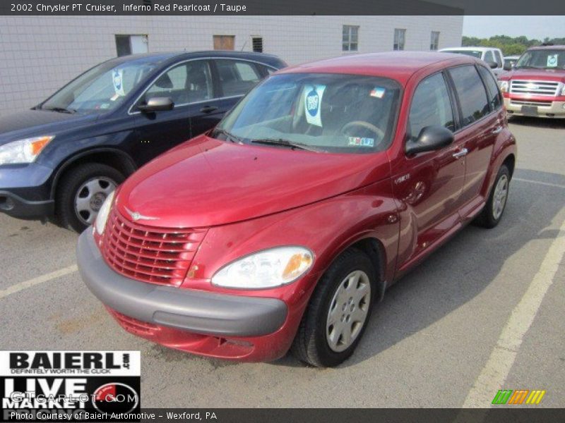 Inferno Red Pearlcoat / Taupe 2002 Chrysler PT Cruiser
