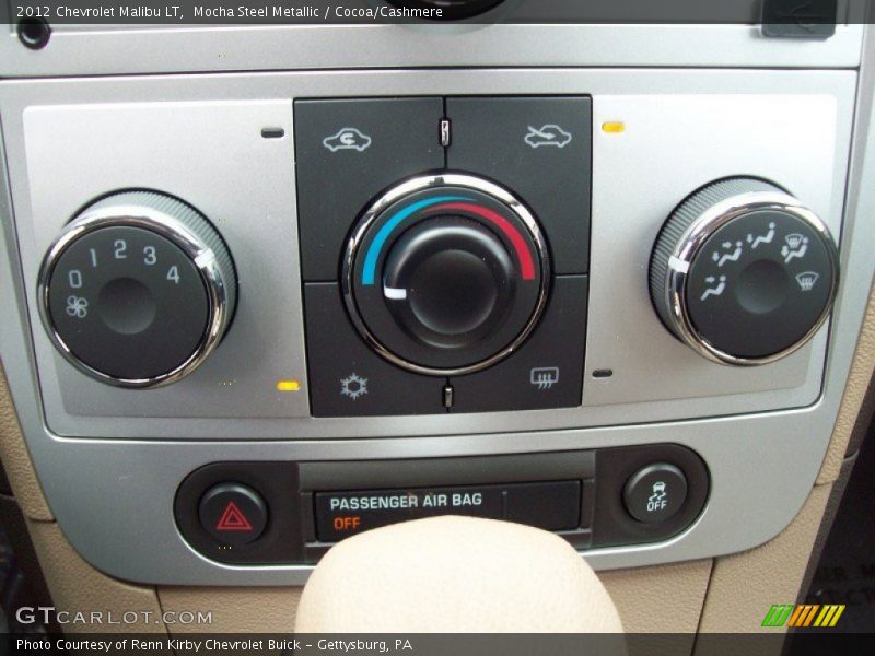 Controls of 2012 Malibu LT