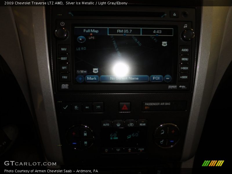 Silver Ice Metallic / Light Gray/Ebony 2009 Chevrolet Traverse LTZ AWD