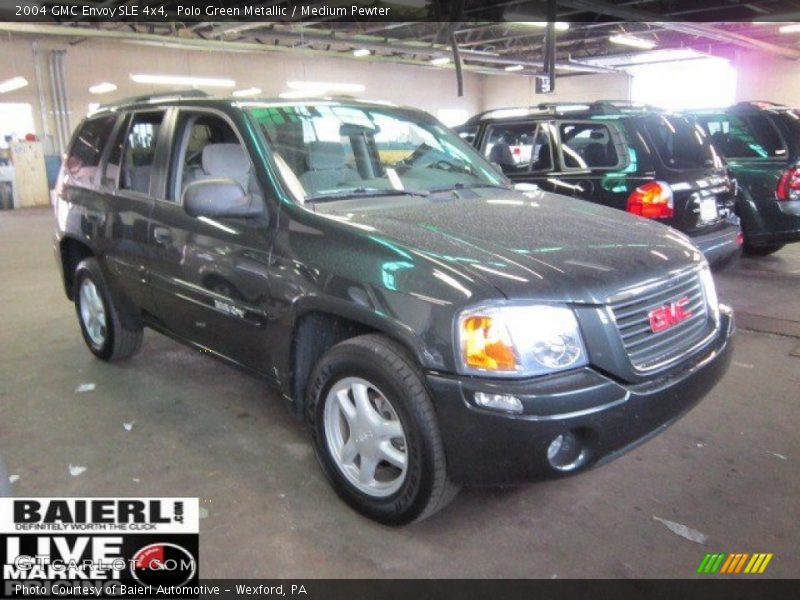 Polo Green Metallic / Medium Pewter 2004 GMC Envoy SLE 4x4