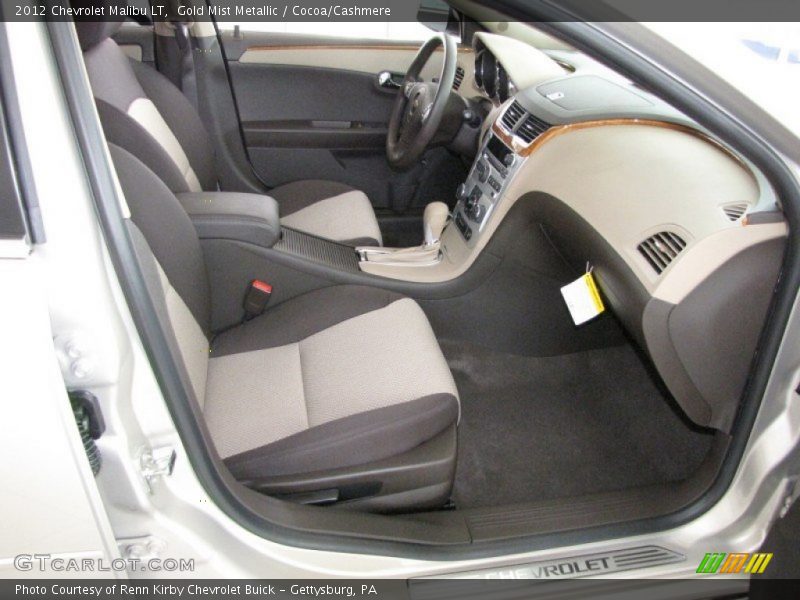 Gold Mist Metallic / Cocoa/Cashmere 2012 Chevrolet Malibu LT