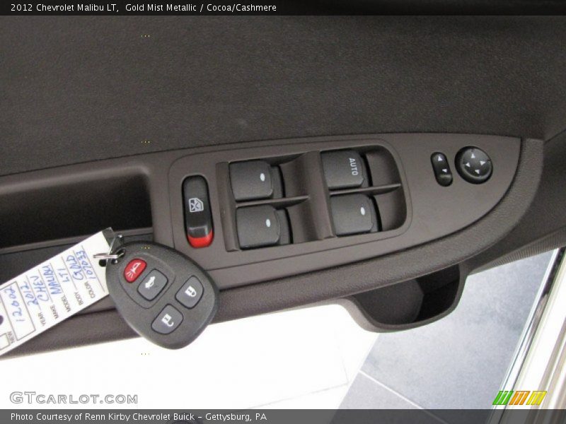 Gold Mist Metallic / Cocoa/Cashmere 2012 Chevrolet Malibu LT