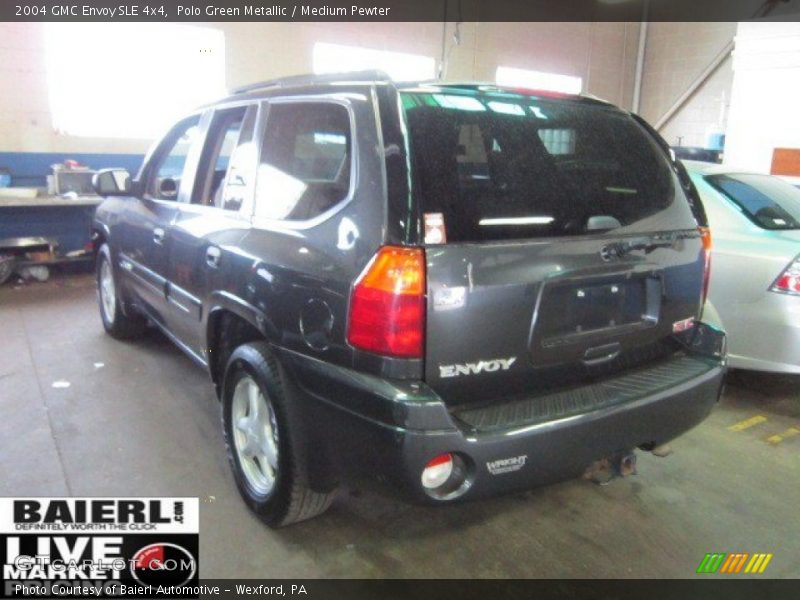 Polo Green Metallic / Medium Pewter 2004 GMC Envoy SLE 4x4