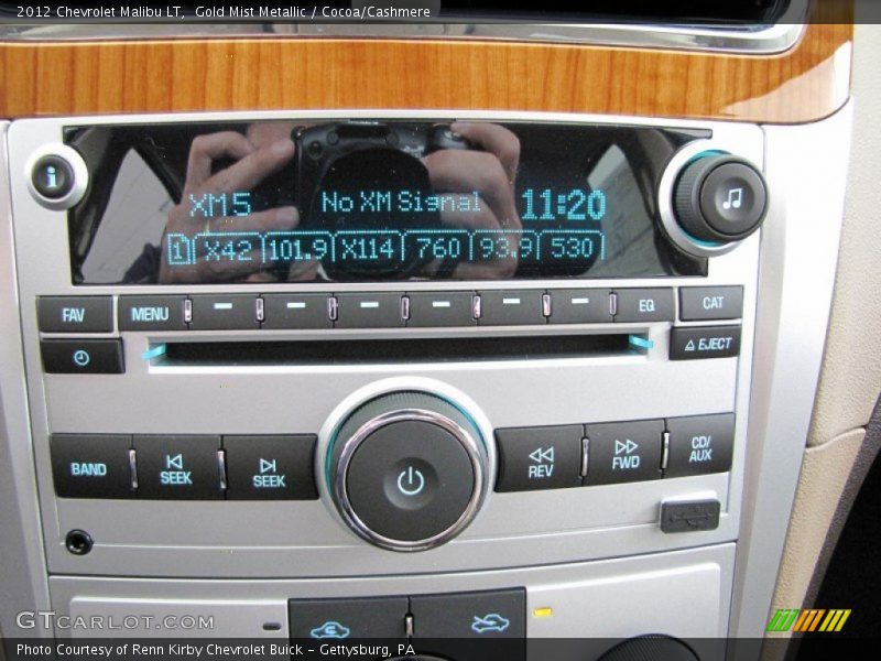 Controls of 2012 Malibu LT