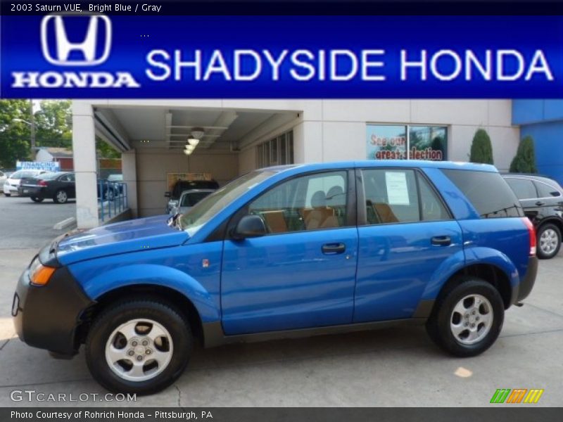 Bright Blue / Gray 2003 Saturn VUE