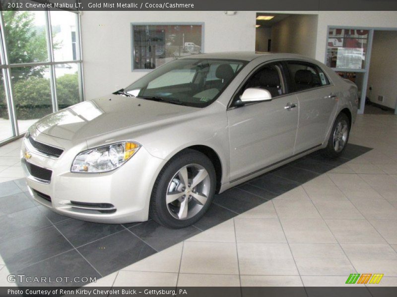 Gold Mist Metallic / Cocoa/Cashmere 2012 Chevrolet Malibu LT