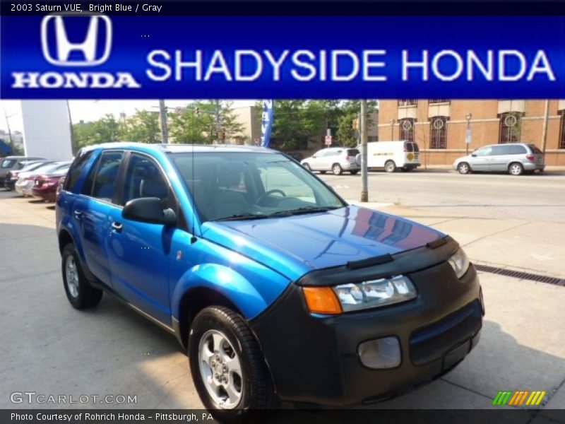 Bright Blue / Gray 2003 Saturn VUE