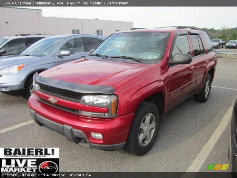 Medium Red Metallic / Dark Pewter 2004 Chevrolet TrailBlazer LS 4x4