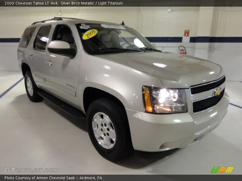 Silver Birch Metallic / Light Titanium 2009 Chevrolet Tahoe LT 4x4