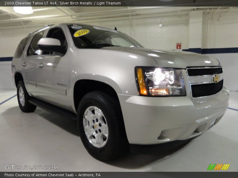 Silver Birch Metallic / Light Titanium 2009 Chevrolet Tahoe LT 4x4