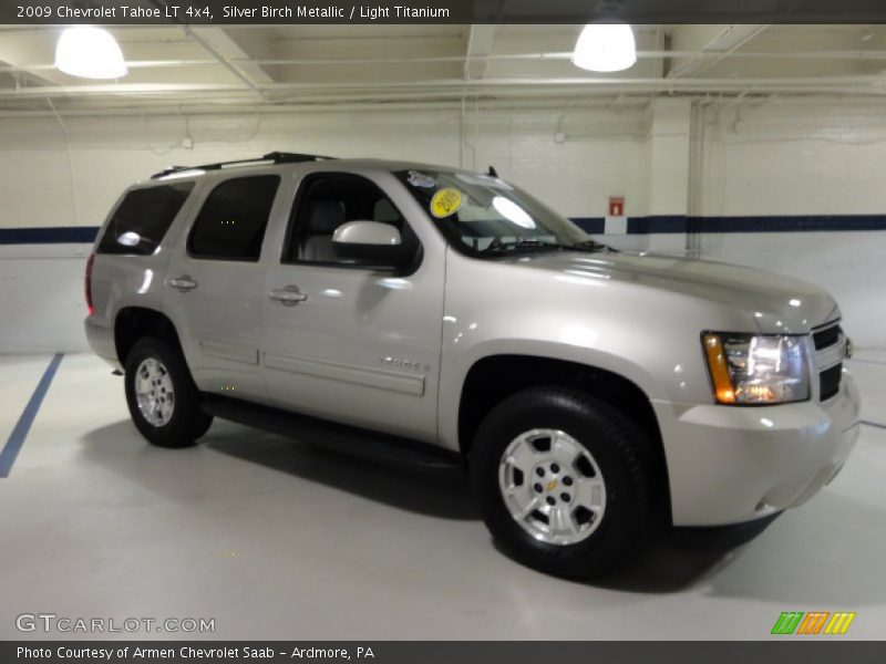 Silver Birch Metallic / Light Titanium 2009 Chevrolet Tahoe LT 4x4