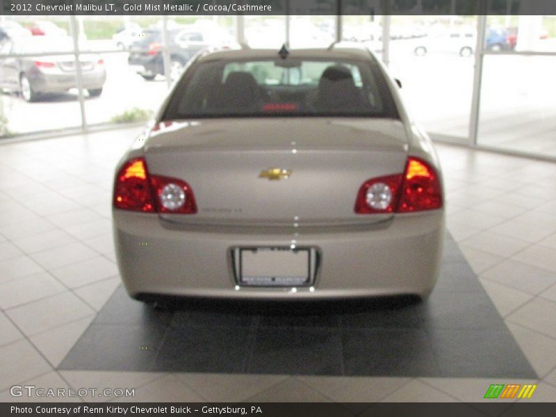 Gold Mist Metallic / Cocoa/Cashmere 2012 Chevrolet Malibu LT