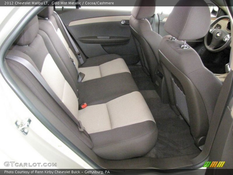 Gold Mist Metallic / Cocoa/Cashmere 2012 Chevrolet Malibu LT