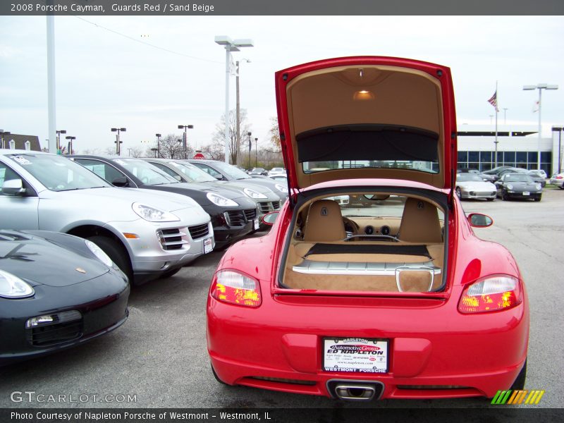 Guards Red / Sand Beige 2008 Porsche Cayman