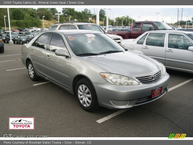 Mineral Green Opal / Stone Gray 2006 Toyota Camry LE