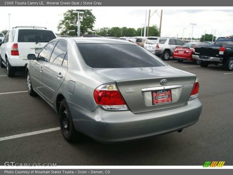 Mineral Green Opal / Stone Gray 2006 Toyota Camry LE