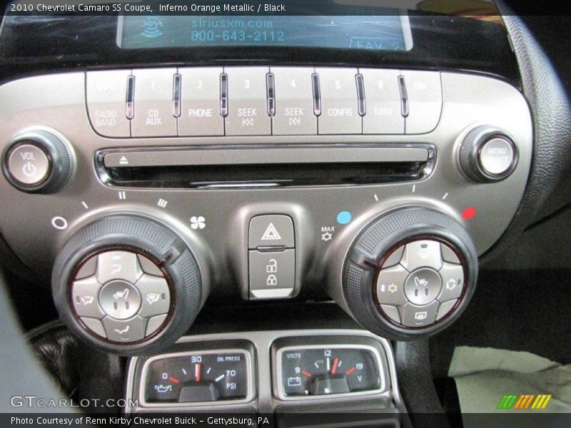 Controls of 2010 Camaro SS Coupe