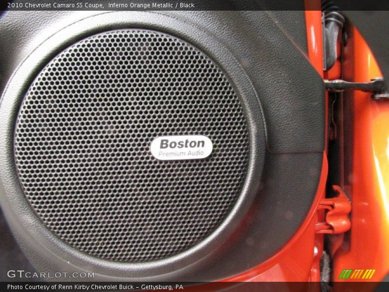 Inferno Orange Metallic / Black 2010 Chevrolet Camaro SS Coupe