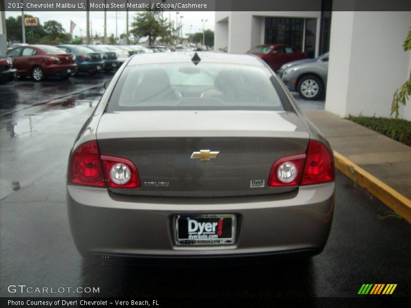 Mocha Steel Metallic / Cocoa/Cashmere 2012 Chevrolet Malibu LS