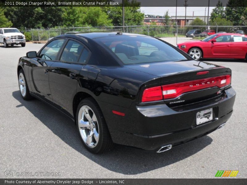 Brilliant Black Crystal Pearl / Black 2011 Dodge Charger Rallye