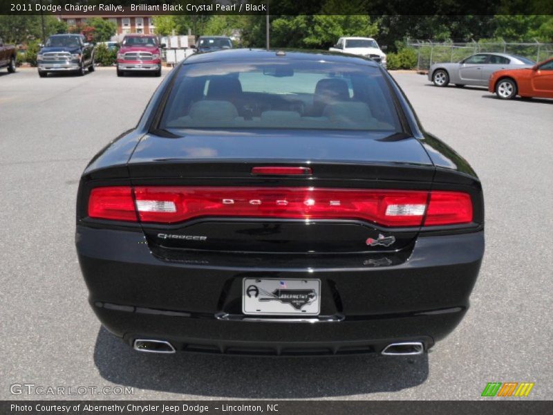 Brilliant Black Crystal Pearl / Black 2011 Dodge Charger Rallye