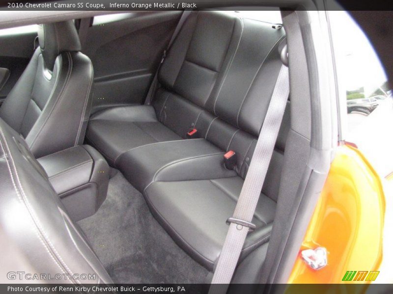 Inferno Orange Metallic / Black 2010 Chevrolet Camaro SS Coupe