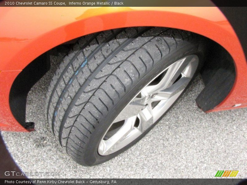 Inferno Orange Metallic / Black 2010 Chevrolet Camaro SS Coupe