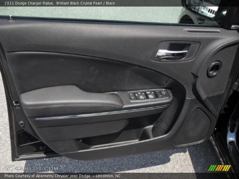 Brilliant Black Crystal Pearl / Black 2011 Dodge Charger Rallye