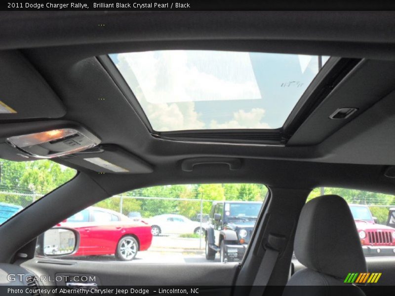 Brilliant Black Crystal Pearl / Black 2011 Dodge Charger Rallye