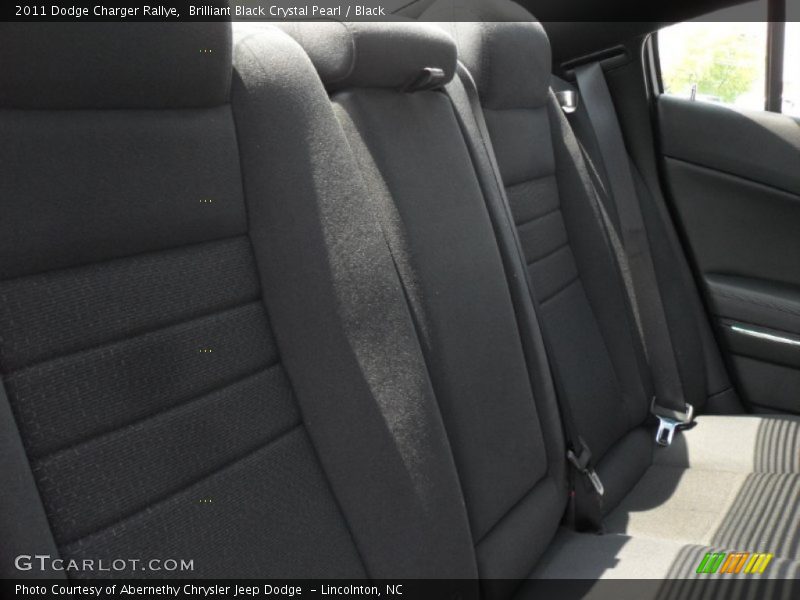 Brilliant Black Crystal Pearl / Black 2011 Dodge Charger Rallye
