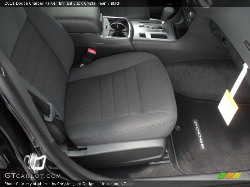 Brilliant Black Crystal Pearl / Black 2011 Dodge Charger Rallye